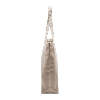 Canvas tote bag with handles and gusset in the bottom