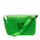 Non woven carrier bag with flap and extensible handle
